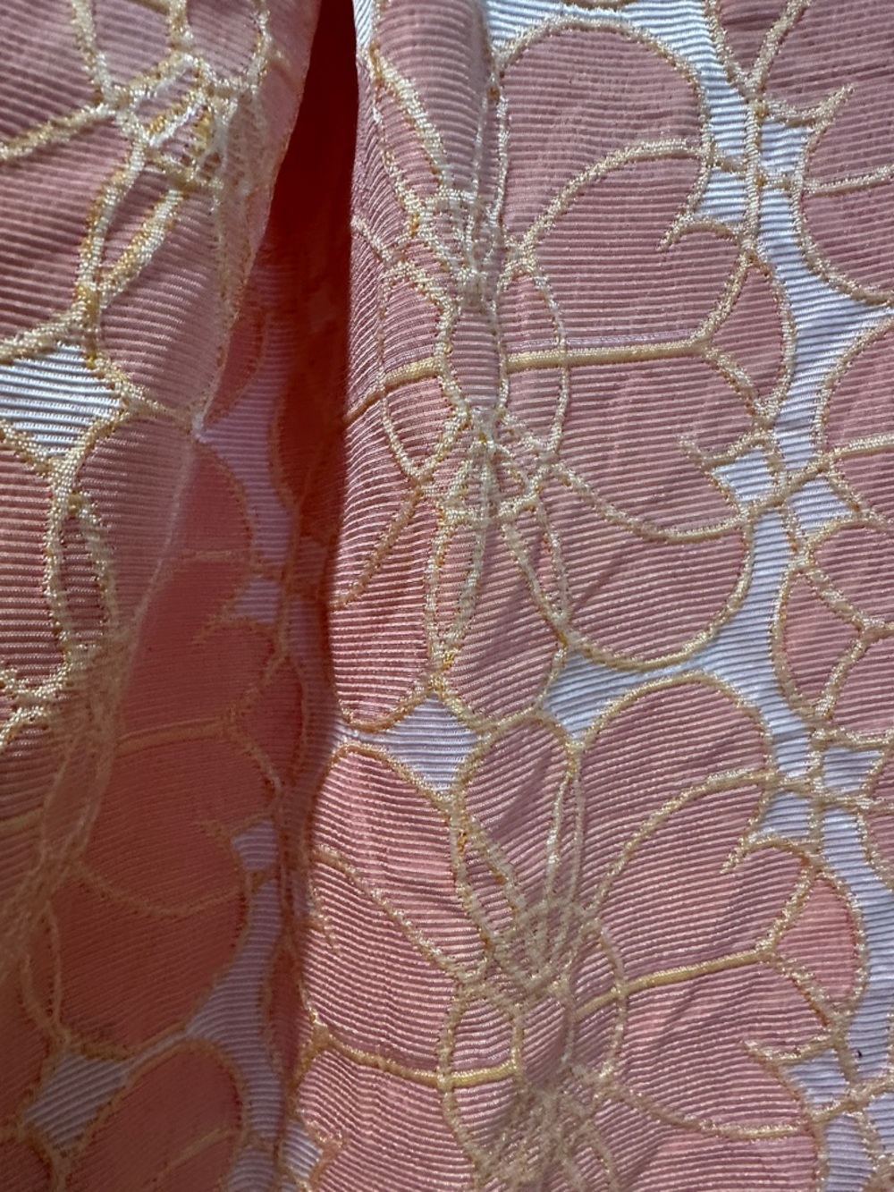 Floral Grid Ottoman Brocade Skirt - Picture 2 of 4